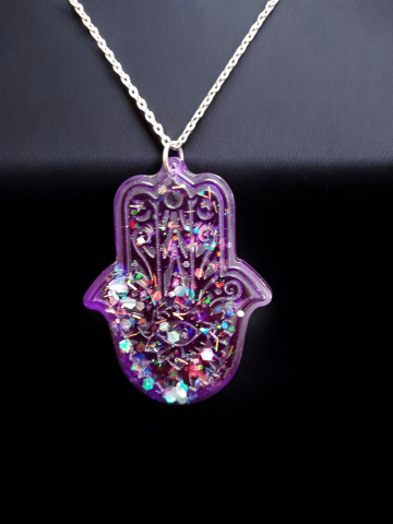 COLLAR MANO DE FATIMA RESINA
